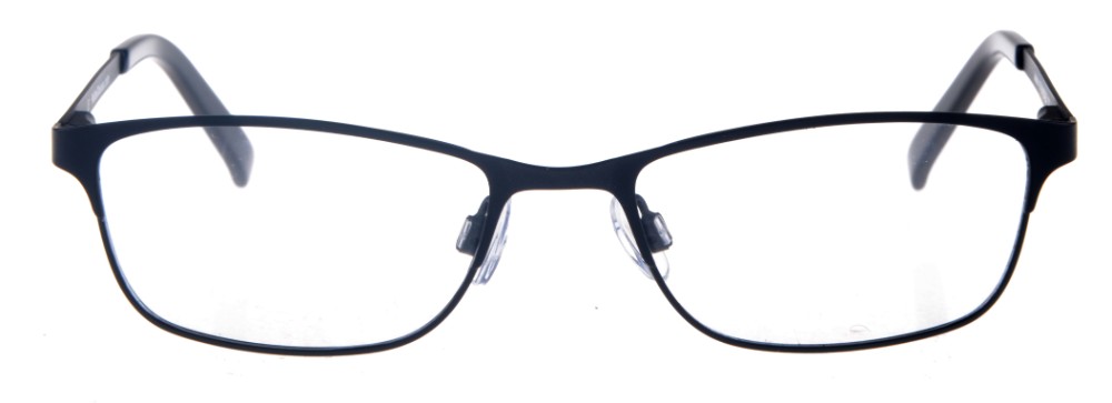 Joelee Black Rectangular Thin Metal Size 47 Women's Petite Glasses For Small or Narrow Faces
